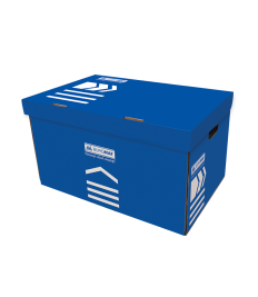 Container pentru arhivare, albastru, JOBMAX, 560x380x265 mm